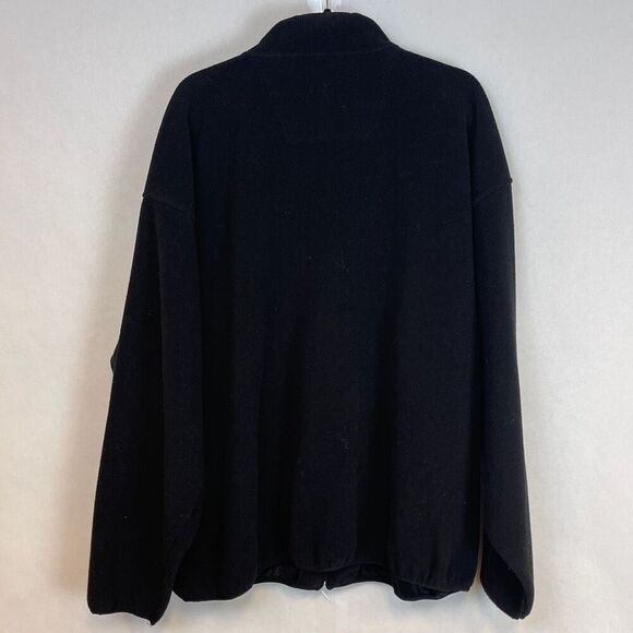 LowerMyBills.com All-Star Affiliate 2XL Fleece Jacket Black Zip DEVON & JONES - Picture 9 of 11